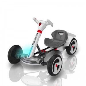 四轮漂移卡丁车可折叠坐人宝宝玩具车儿童电动车