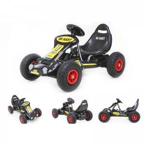 儿童电动卡丁车充气轮小孩四轮可坐遥控广场宝宝玩具汽车沙滩童车