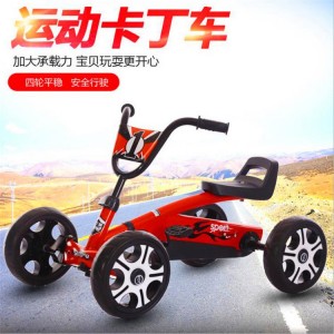 The new children&#039;s bicycle bicycle 3-6 year old square four-wheel go-kart can ride a large toy