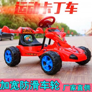 儿童卡丁车电动四轮漂移车卡丁电动儿童卡丁车音乐款卡丁车厂