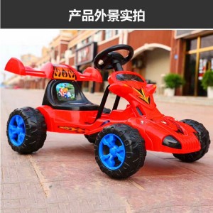 儿童卡丁车电动四轮漂移车卡丁电动儿童卡丁车音乐款卡丁车厂