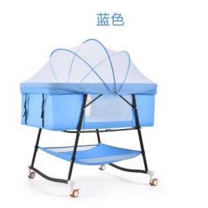 宝宝摇篮床欧式婴儿床折叠多种功能新生儿儿童床可移动便携式婴儿床