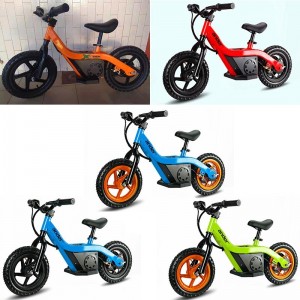 儿童电动平衡车 新款儿童电动自行车 儿童自行车小孩玩具车