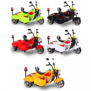 奔驰哈雷儿童电动摩托车 儿童双人电动三轮车电动双驱摩托车