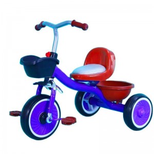 新款宝宝脚踏车 大后框男女宝宝玩具车童车大软座椅 儿童三轮车