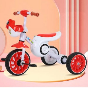 男女宝宝可骑行可滑行自行车幼儿玩具车 2-6岁宝宝脚踏儿童三轮车