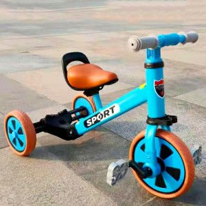 1-5岁儿童玩具车便携3轮多功能三合一儿童平衡车儿童三轮自行车