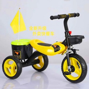 儿童新款音乐三轮车 1-5岁三轮车的简单便捷式 外卖快餐车