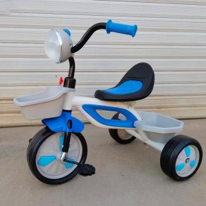 安全材料小孩三轮自行车 婴儿三轮车带音乐和灯光 儿童三轮车