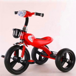 高品质婴儿三轮 儿童三轮车带音乐灯手柄小孩三轮车 童车玩具