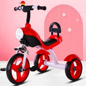 2-6 year old baby stroller toy for boys and girls, tricycle with light and music, three-wheel toy car, children&#039;s tricycle