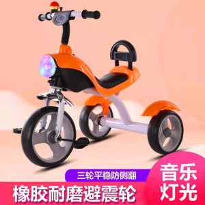 2-6 year old baby stroller toy for boys and girls, tricycle with light and music, three-wheel toy car, children&#039;s tricycle