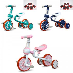 小孩脚踏车幼儿平衡车自行车2-3-5岁脚蹬车可骑室外儿童三轮车