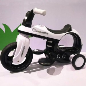 Children&#039;s three-wheeled electric bike, motorcycle, 3-6 year old, male and female babies, can ride, rechargeable battery car, toy stroller