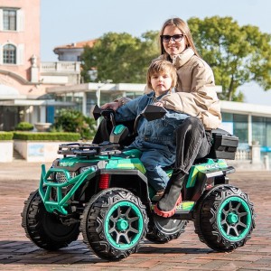 儿童电动越野车可坐双人宝宝自驾四驱带遥控小女孩玩具车充电汽车