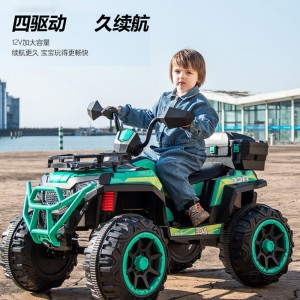 儿童电动越野车可坐双人宝宝自驾四驱带遥控小女孩玩具车充电汽车
