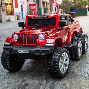 汽车电动车贴纸六轮儿童越野遥控玩具车大人贴画宝宝男女小孩童车