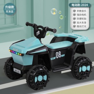 儿童电动车四轮沙滩车可坐人2-6岁宝宝充电款童车灯光音乐摩托车