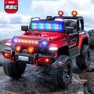 儿童电动车四轮越野汽车遥控玩具车可坐人男女小孩1-6岁宝宝童车