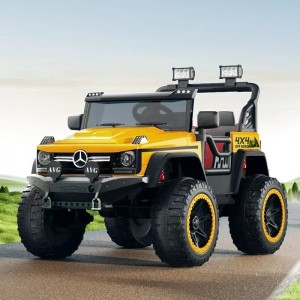 儿童电动汽车牧马人大号四轮越野车宝宝玩具车可坐大人双人遥控车