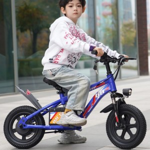 新款儿童自行车新款电动车大童男孩女孩二轮电动平衡车