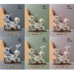 儿童电动摩托车三轮车男女孩宝宝小孩可坐人电瓶车充电遥控玩具车