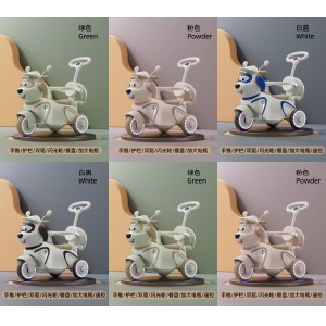 儿童电动摩托车三轮车男女孩宝宝小孩可坐人电瓶车充电遥控玩具车