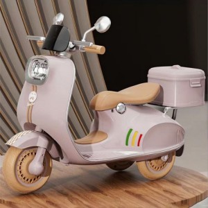 儿童电动摩托车玩具车可坐人2-6岁宝宝遥控车小孩充电三轮电瓶车