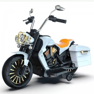 复古三轮电动摩托车 儿童电动玩具车 儿童电动摩托车