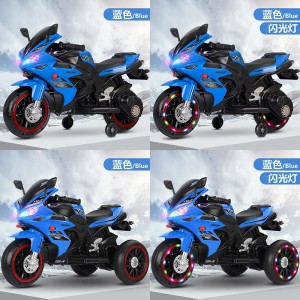 新款儿童电动三轮摩托可坐小男孩女孩双人充电遥控三轮电瓶车