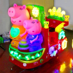 新款投币车儿童家用电动超市商用摇摆机男孩小猪摇摇马摇摇车