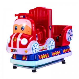 新款儿童电动投币MP5双人座小汽车摇摇车英伦火车摇摆机