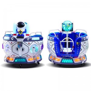 新款太空飞车儿童投币4D互动模拟旋转升降游艺机小孩电动玩具