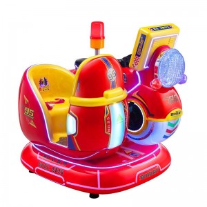 新款儿童投币式摇摇车双人摩托亲子座商用扫码支付超市门口摇摆机