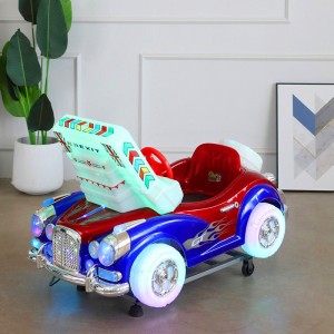 新款儿童电动投币3D老爷车摇摆机商用MP5摇摇车扫码共享摇摇