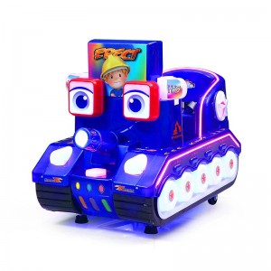 新款儿童电动投币MP5工程挖土机推土机扫码共享摇摇车摇摆机