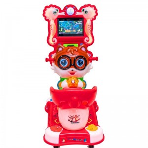 New squirrel video swing machine, electric MP5 for children, scan code to share rocking car, coin rocking horse