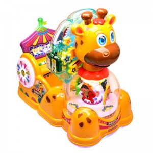 New children&#039;s rocker electric coin operated fantastic deer park giraffe swing machine