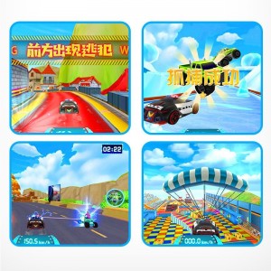 投币式3D互动气动赛车大中小场地类游戏机警匪风云模拟机