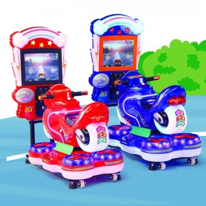 Shared rocking car 3D speed motorcycle simulation interactive swing machine code scanning game console TT scooter rocking horse