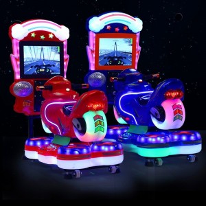 Shared rocking car 3D speed motorcycle simulation interactive swing machine code scanning game console TT scooter rocking horse