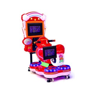 Shared rocking car 3D speed motorcycle simulation interactive swing machine code scanning game console TT scooter rocking horse