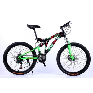 减震新款山地车26寸21速双减震自行车Bicycle支持OEM