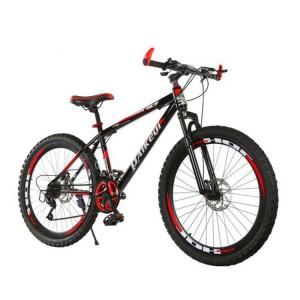 山地赛车自行车 禧马诺变速双碟刹减震21速26/24寸公路赛车自行车