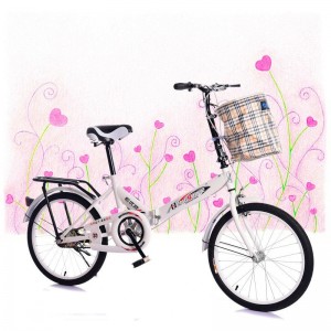 折叠自行车男女款减震轻便自行车 折叠山地车20寸儿童自行车