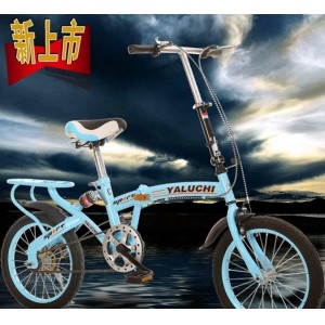 新款12寸14寸16寸儿童学生车折叠自行车山地童车变速