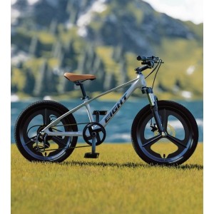 镁合金儿童自行车大童男女孩8-14岁20寸学生脚踏双碟刹变速山地车