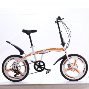 20寸折叠自行车6变速山地车成人赛车汽车4S店礼品单车可指定LOGO