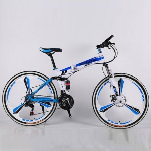 折叠款山地车26寸21速碟刹自行车青少年成人骑行单车