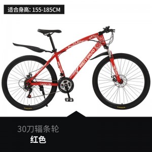 26寸双碟刹宽胎越野变速车自行车成人山地车雪地车沙滩车厂家供应